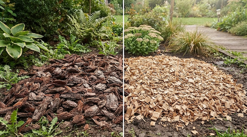 Rindenmulch vs Hackschnitzel